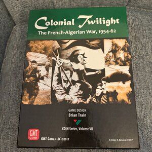 Colonial Twilight: The French-Algerian War, 1954-62 (open, unpunched) GMT 1704